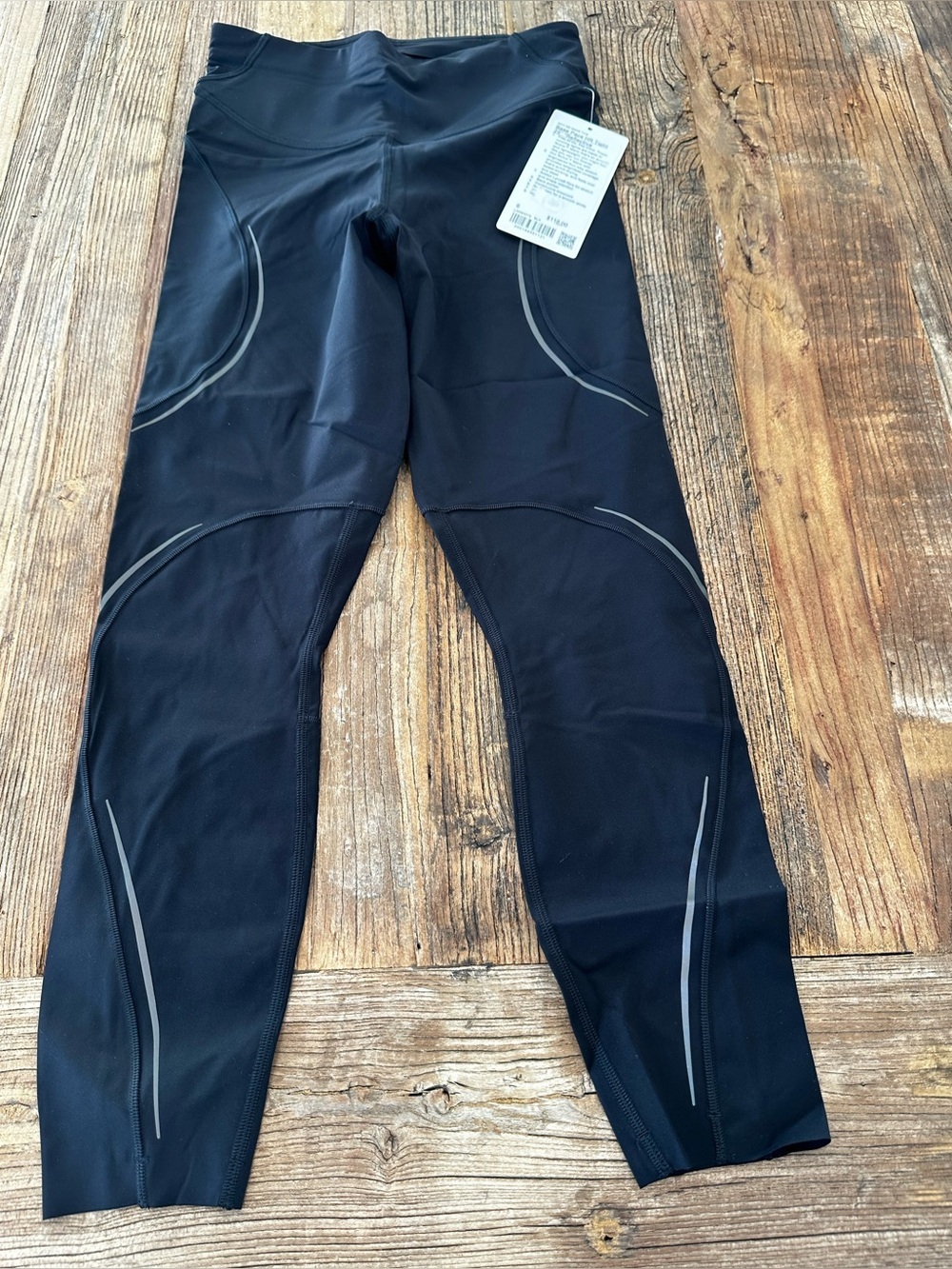 lululemon athletica Black Base Pace HR Reflective 25" Tight